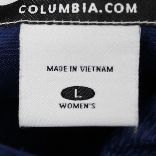 Columbia Women's L Sports Gear Full Zip Jacket with Adjustable Waist