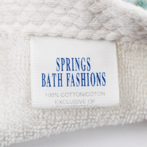 Vintage Springs Bath Fashions Pastel Floral Cotton Bath Towel 25" x 48"