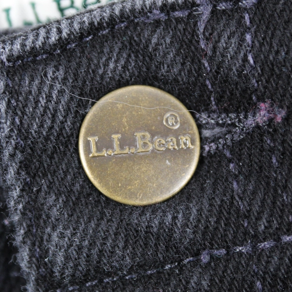 L.L. Bean Women's 18 Reg Black Original/Relaxed Fit Straight Leg Denim Jeans