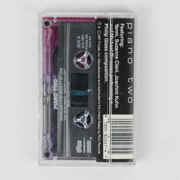 Piano Two Various Artists Cassette Tape, 1987 Private Music