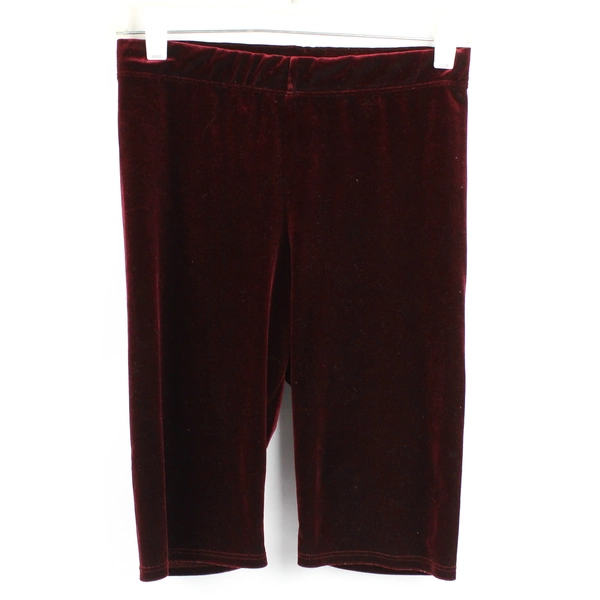 Fashion Nova Women's M Purple Velvet Velour Elastic Waist Biker Shorts