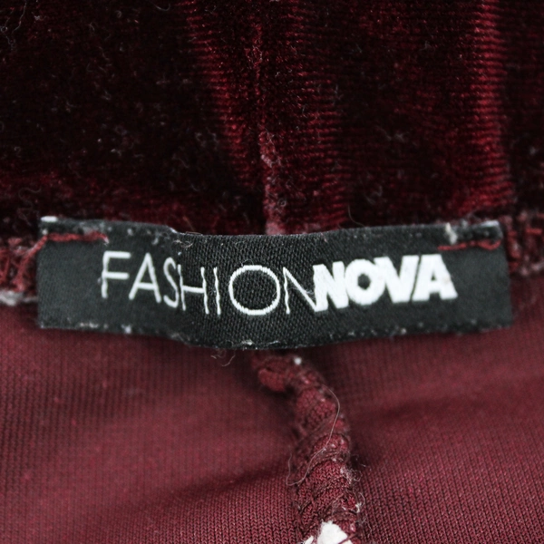 Fashion Nova Women's M Purple Velvet Velour Elastic Waist Biker Shorts