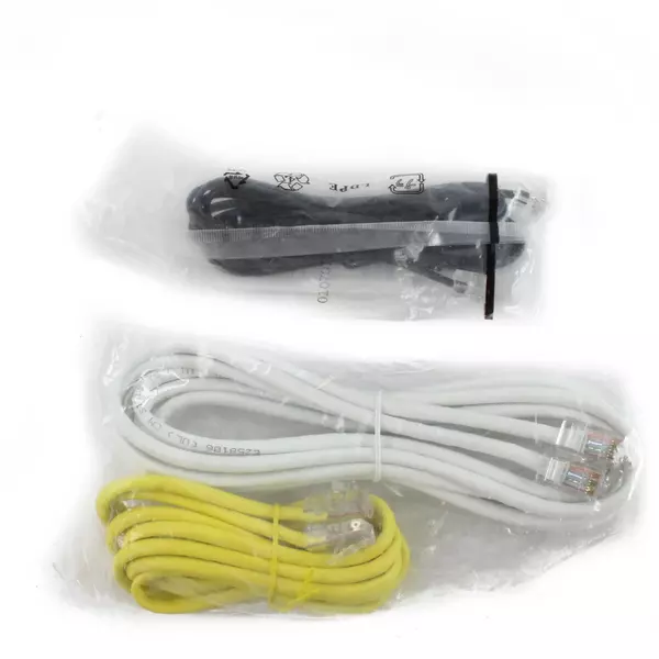 Lot of 3 New Ethernet Cables Cat5e/Cat6 Network Patch Cords 