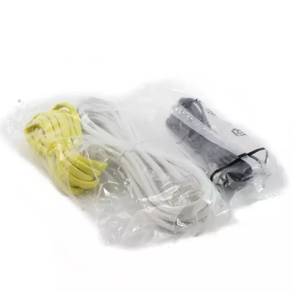 Lot of 3 New Ethernet Cables Cat5e/Cat6 Network Patch Cords 