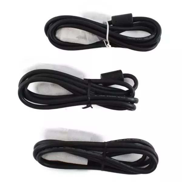 Set of 3 Space Shuttle D Cables 80° 30V Model 20276 Untested