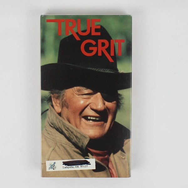 Vintage True Grit VHS Movie, 1992 John Wayne 