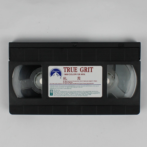 Vintage True Grit VHS Movie, 1992 John Wayne 