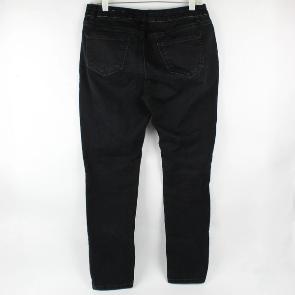 Westport 1962 Women's 8 Black Skinny Stretch Mid Rise Denim Jeans