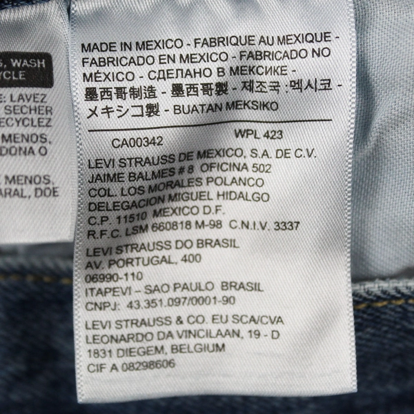 Levi's 501 Jeans Men's 32x32 Light Wash Straight Leg Button Fly Denim Jeans