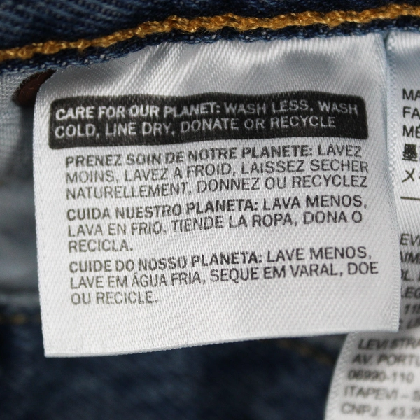 Levi's 501 Jeans Men's 32x32 Light Wash Straight Leg Button Fly Denim Jeans