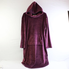 32 Degrees Heat Women's L/XL Purple Plush Blanket Hoodie