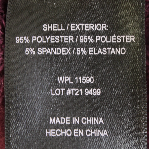 32 Degrees Heat Women's L/XL Purple Plush Blanket Hoodie