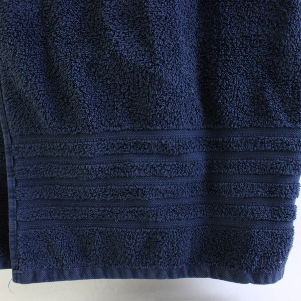 Hotel Collection Solid Navy Blue Bath Sheet Towel 100% Cotton 30" x 66"