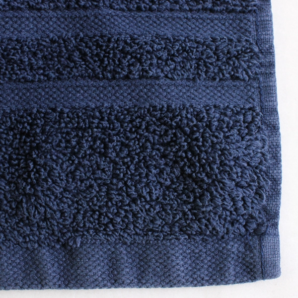 Hotel Collection Solid Navy Blue Bath Sheet Towel 100% Cotton 30" x 66"