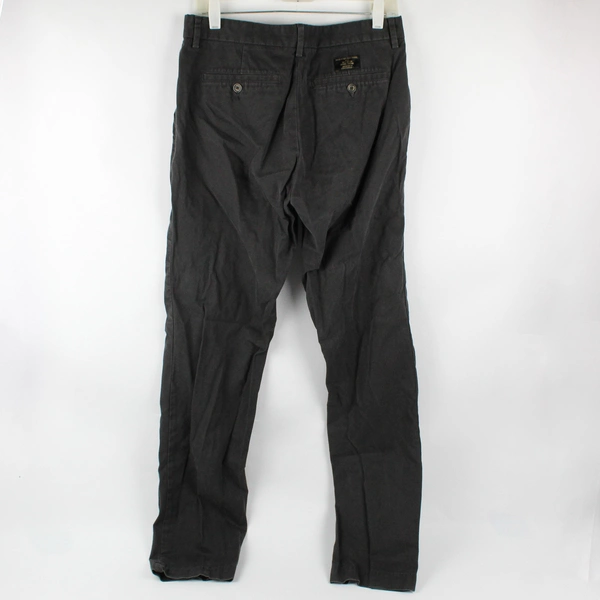 Banana Republic Men's 32x34 Black Classic Fit Flat Front Straight Leg Pants