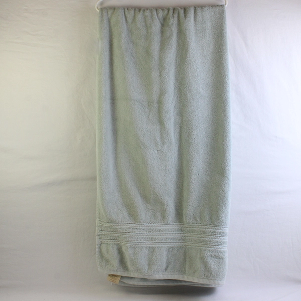 Ralph Lauren Solid Blue Sheet Bath Towels 100% Cotton 30.5" x 68.5"
