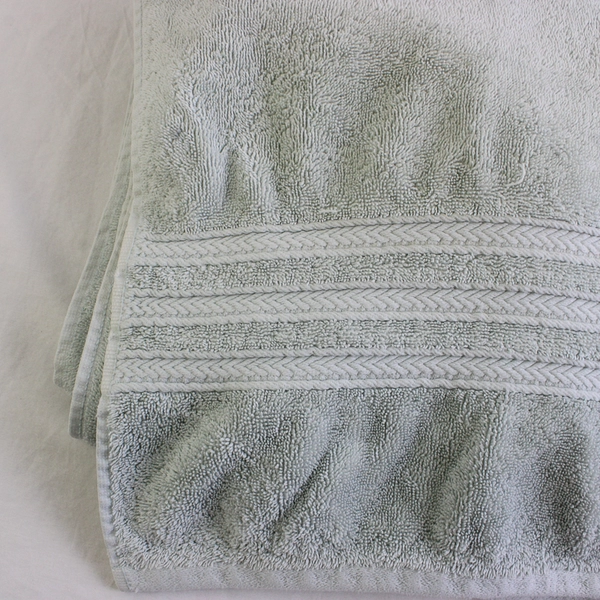 Ralph Lauren Solid Blue Sheet Bath Towels 100% Cotton 30.5" x 68.5"