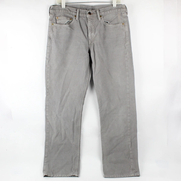 Banana Republic Men's 32x30 Gray Faded Straight Leg Denim Jeans