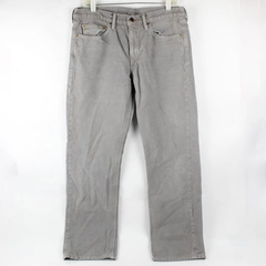 Banana Republic Men's 32x30 Gray Faded Straight Leg Denim Jeans