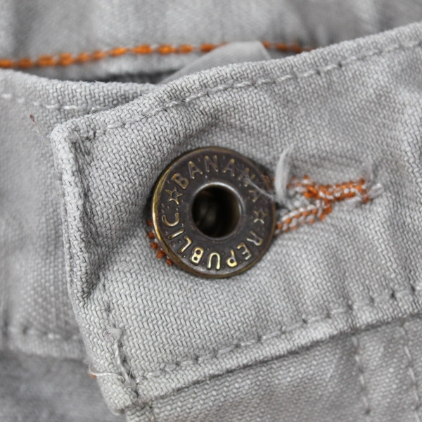 Banana Republic Men's 32x30 Gray Faded Straight Leg Denim Jeans