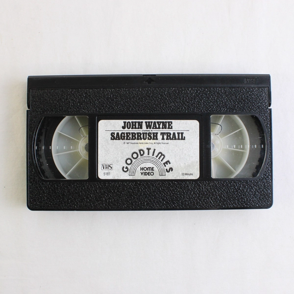 John Wayne VHS Movie Sagebrush Trail, 1987 #5181
