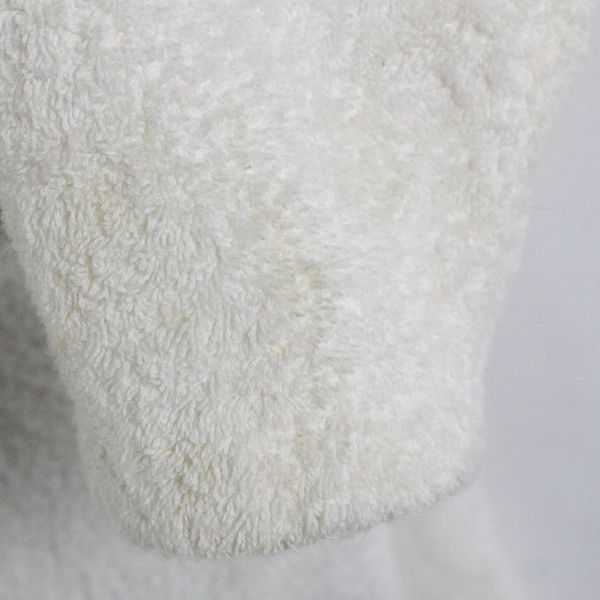 Restoration Hardware Unisex L Luxury White Cotton Long Belted Robe