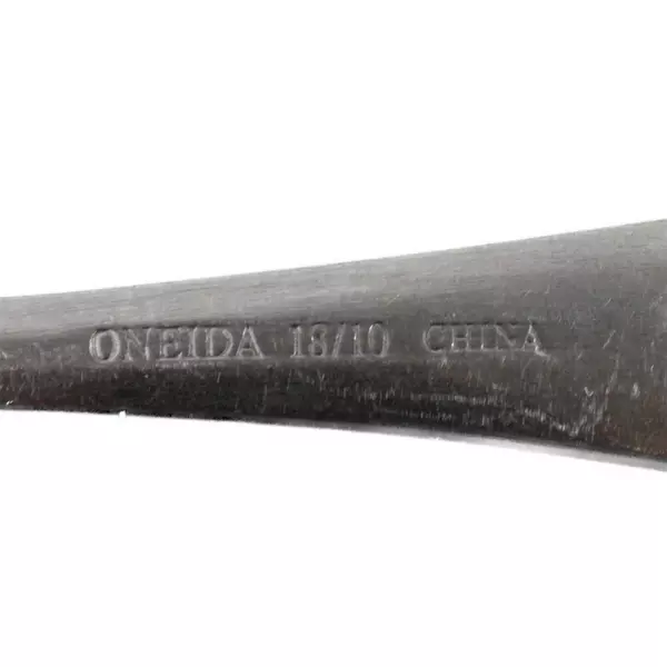 Oneida Satin Garnet Stainless Salad Fork 7.25" Mid-Century Used