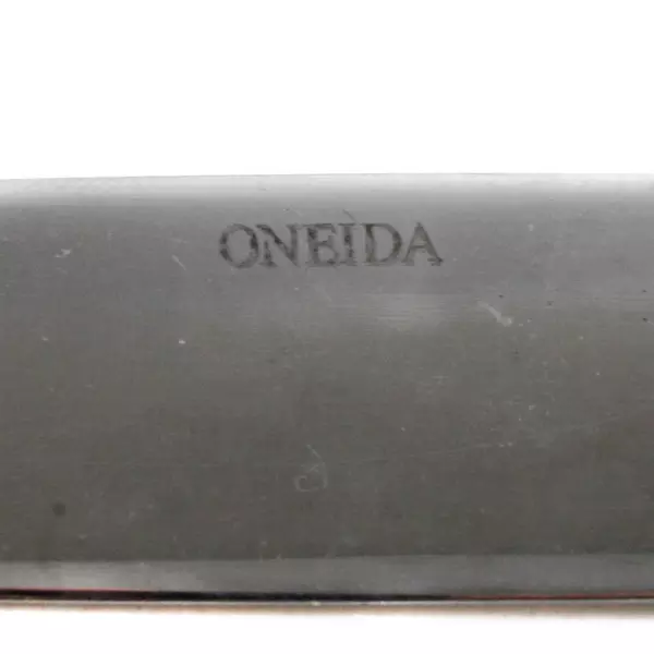 Set of 5 Oneida Silver Satin Garnet Stainless French Solid Knives 9.5"
