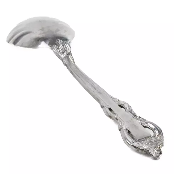 Set of 2 Towle King Arthur Stainless Sugar Shell Spoons 6" Vintage