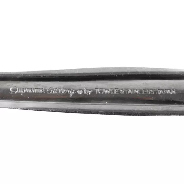 Lot of 2 Towle King Arthur Stainless Pierced Casserole & Shell Serving Spoons