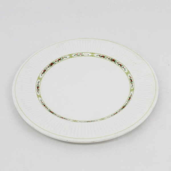 Wedgwood Insignia 10" Dinner Plate Metallised Bone China Gold Band Pink Flowers
