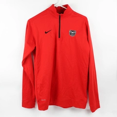 Nike Dri-Fit Grizzlies Red 1/4-Zip Track Jacket Men's Size Medium