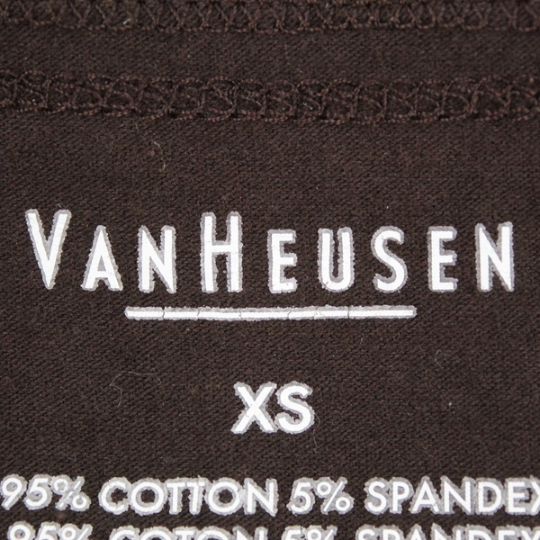 Van Heusen Dark Brown Lace Trim Camisole Women's Size XS