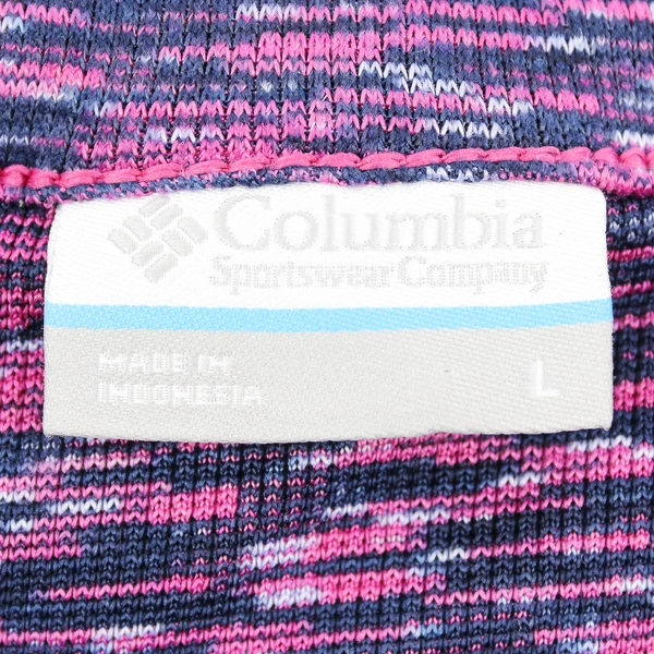 Columbia Purple and Blue Short-Sleeve T-Shirt Women's Size Large