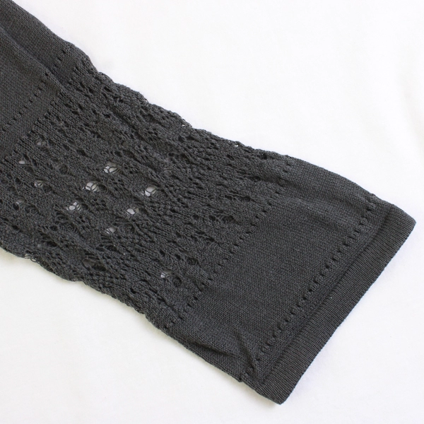 J. Jill Cardigan Sweater Women's M Open Knit Long Sleeve