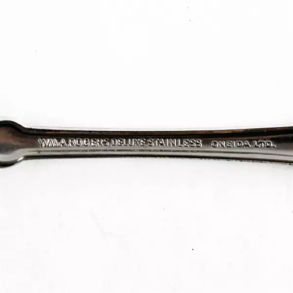 Lot of 2 Oneida Satin Gloria Stainless Sugar Spoon & Flat Handle Master Butter