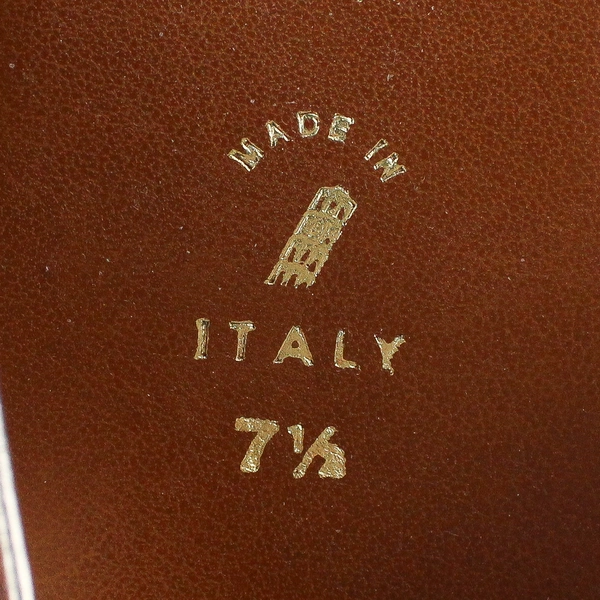 Toscanella Brown and Silver Faux Leather Slip-On Thong Sandals Women's Size 7.5