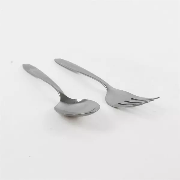 Lot of 5 WM Rogers Vista Stainless Flatware 2 Tbsp 2 Meat Forks 1 Sugar Spoon