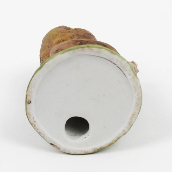  Vintage Bisque Porcelain Mother and Baby Squirrel Figure 5"