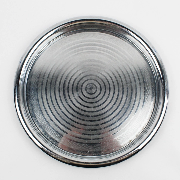 Vintage 1930s Chase Art Deco Chrome Ring Tray 11 3/4"