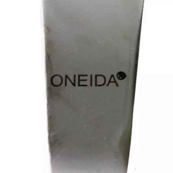 Set of 7 Oneida Vista Modern Stainless Solid Steak Knives 9.5"