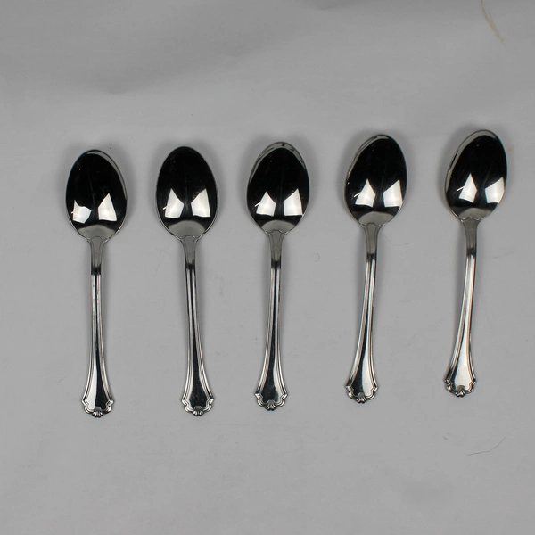 Lot Of 5 Oneida Silver Midtowne (Stainless) Flatware Soup Spoons 7" Long