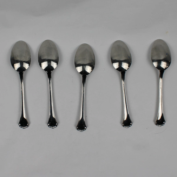 Lot Of 5 Oneida Silver Midtowne (Stainless) Flatware Soup Spoons 7" Long