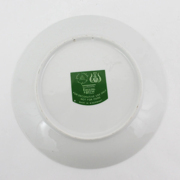 Joan Walsh Anglund MARCH Decorative Plate Spring West Germany Ebeling & Reuss