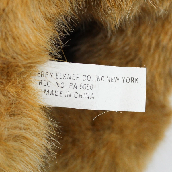 Jerry Elsner Brown Teddy Bear in Red Dress 10" Plush Toy