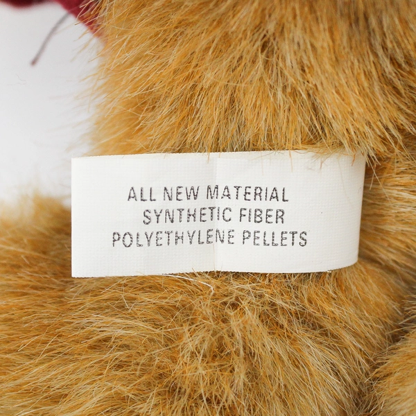 Jerry Elsner Brown Teddy Bear in Red Dress 10" Plush Toy