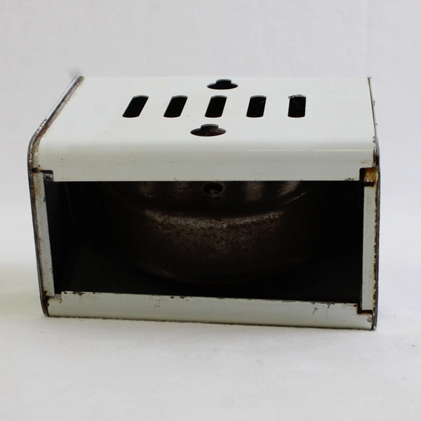 Vintage 1950s Westclox White Enameled Metal Kitchen Timer TESTED