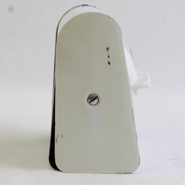 Vintage 1950s Westclox White Enameled Metal Kitchen Timer TESTED