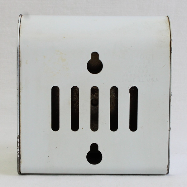 Vintage 1950s Westclox White Enameled Metal Kitchen Timer TESTED