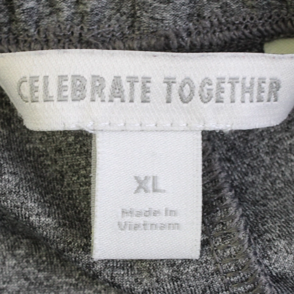 Celebrate Together Gray Pull-On Ankle Pants Women's XL